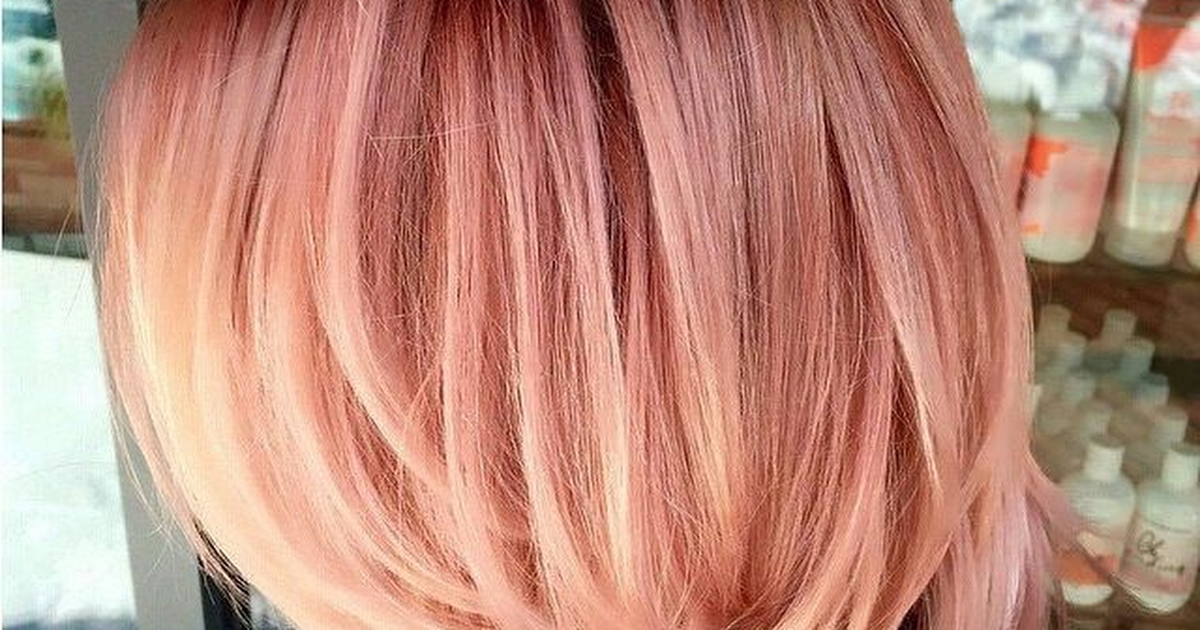 Цвет волос розовое золото - как покрасить дома и 20 идей
