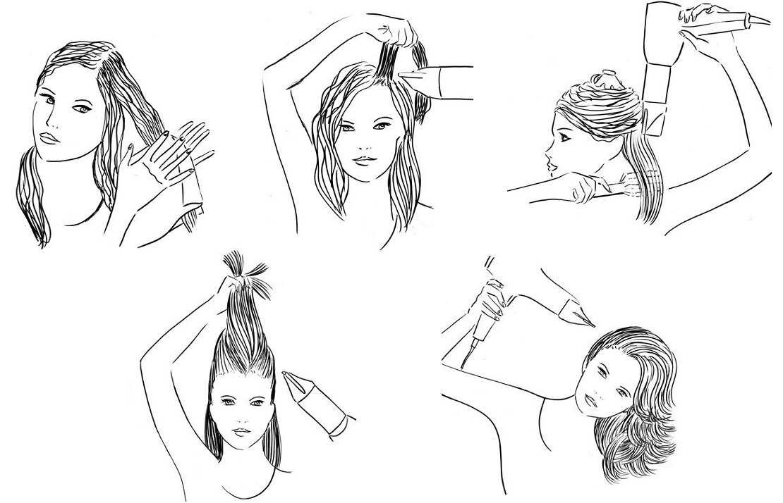 20 хитростей по укладке волос дома для ленивых :: инфониак