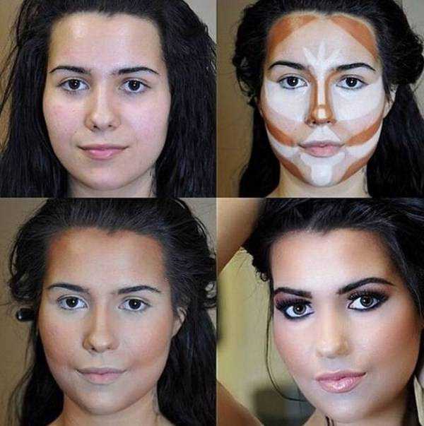 Как при помощи макияжа сделать полное лицо более худым: советы от визажистов - леди💎lifestyle