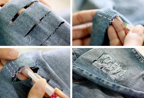 Как сделать потертости на джинсах, проверенные способы с описанием