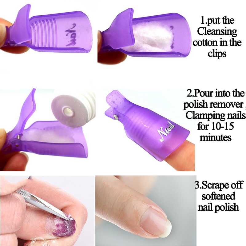 Снятие лака с ногтей: как быстро снять лак для ногтей без применения жидкости
