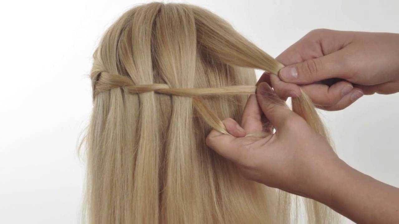 Как заплести косу французский водопад пошаговая инструкция