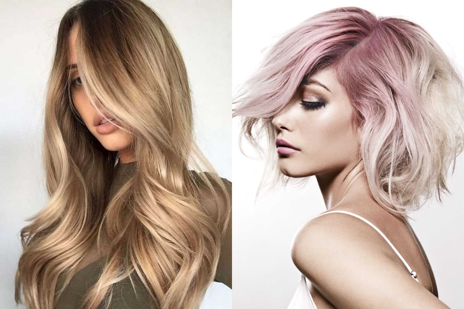Яркие цвета в прошлом, их сменила природная естественность Гармония натуральных волос средней длины с современными техниками окрашивания делают женщин
