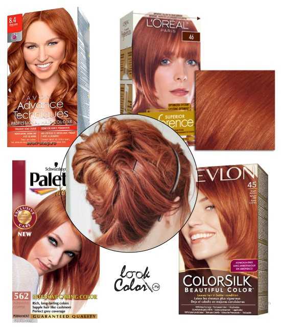 Рыжий цвет волос. оттенки, краска, прически, макияж | lookcolor
