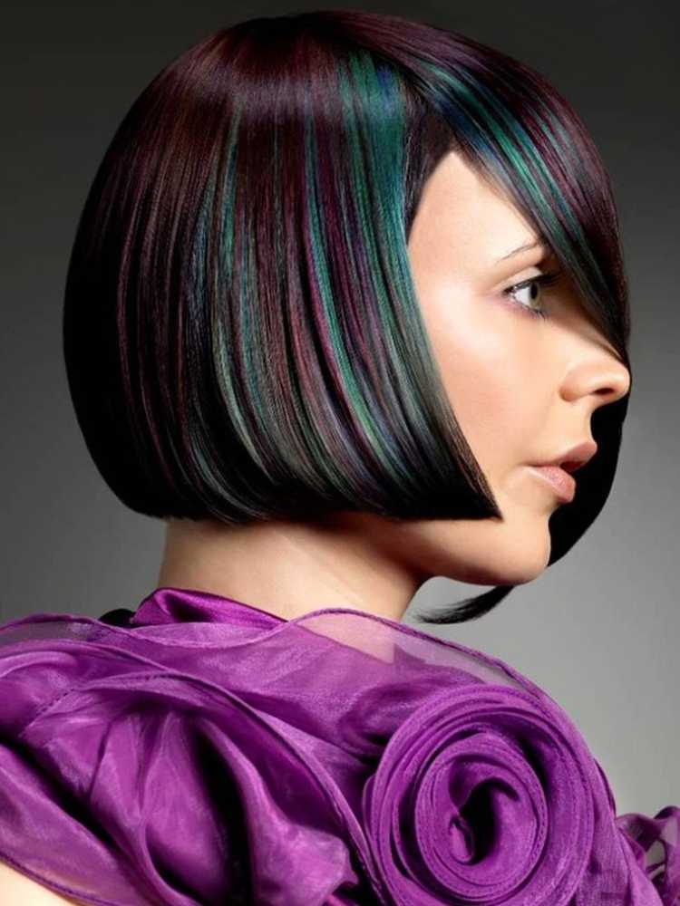 Мелирование на короткие волосы 2021 - модные цвета, идеи и техники (50 фото)