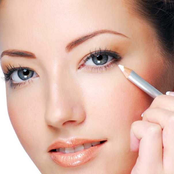 Как использовать белый карандаш в макияже