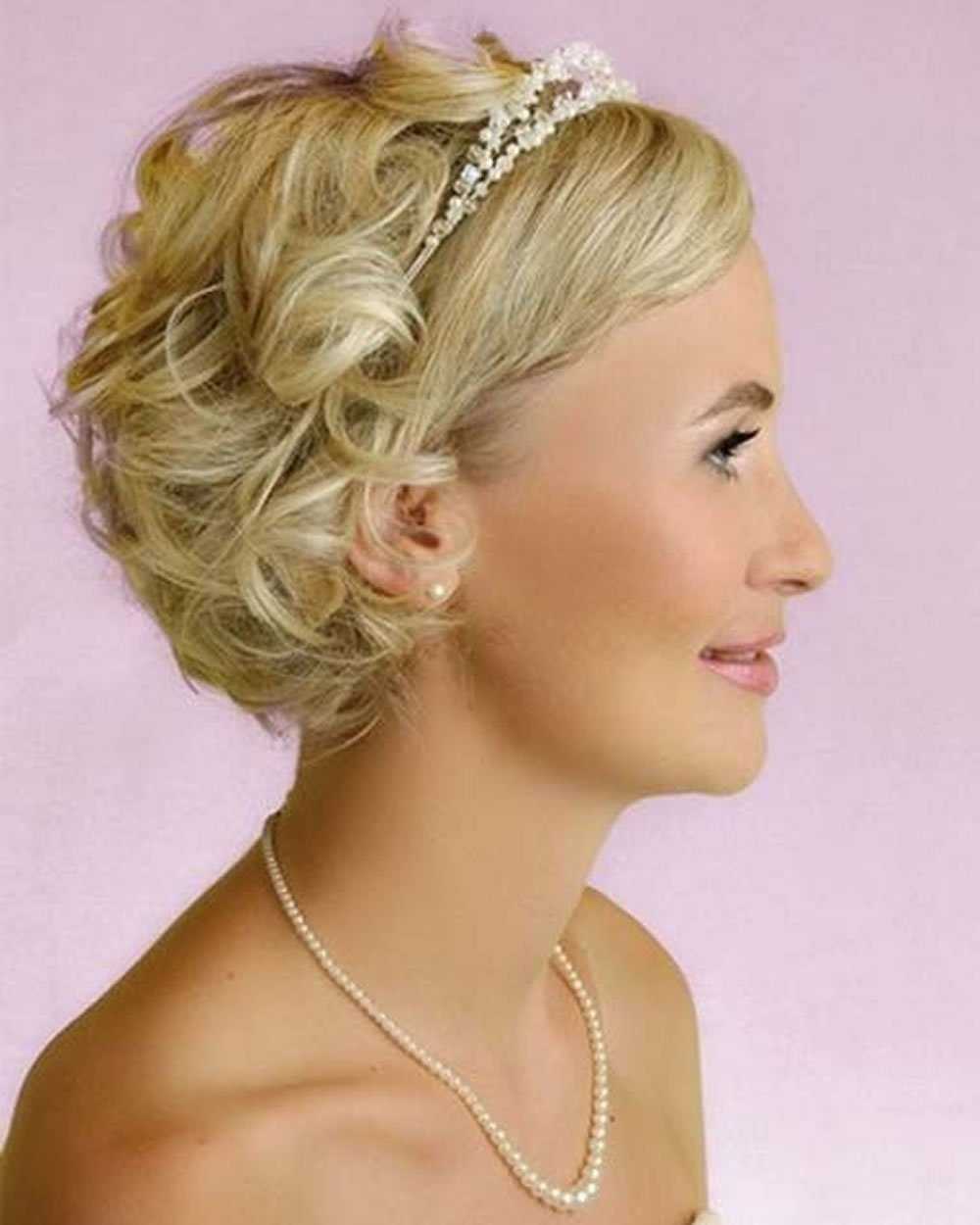 Свадебные прически на короткие волосы с фатой - лучшие варианты и фото