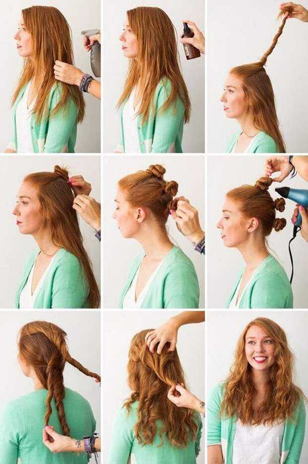 Как накрутить волосы на поролоновые бигуди: 15 шагов
