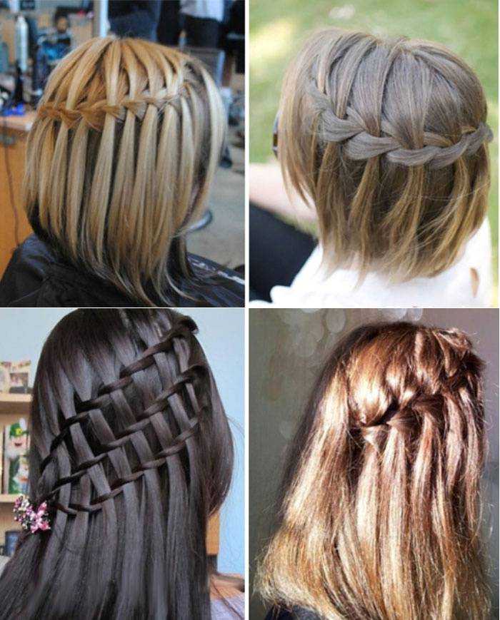 Косички на короткие волосы: плетение кос на каре для девушек, как заплести французский колосок, объемные прически с челкой