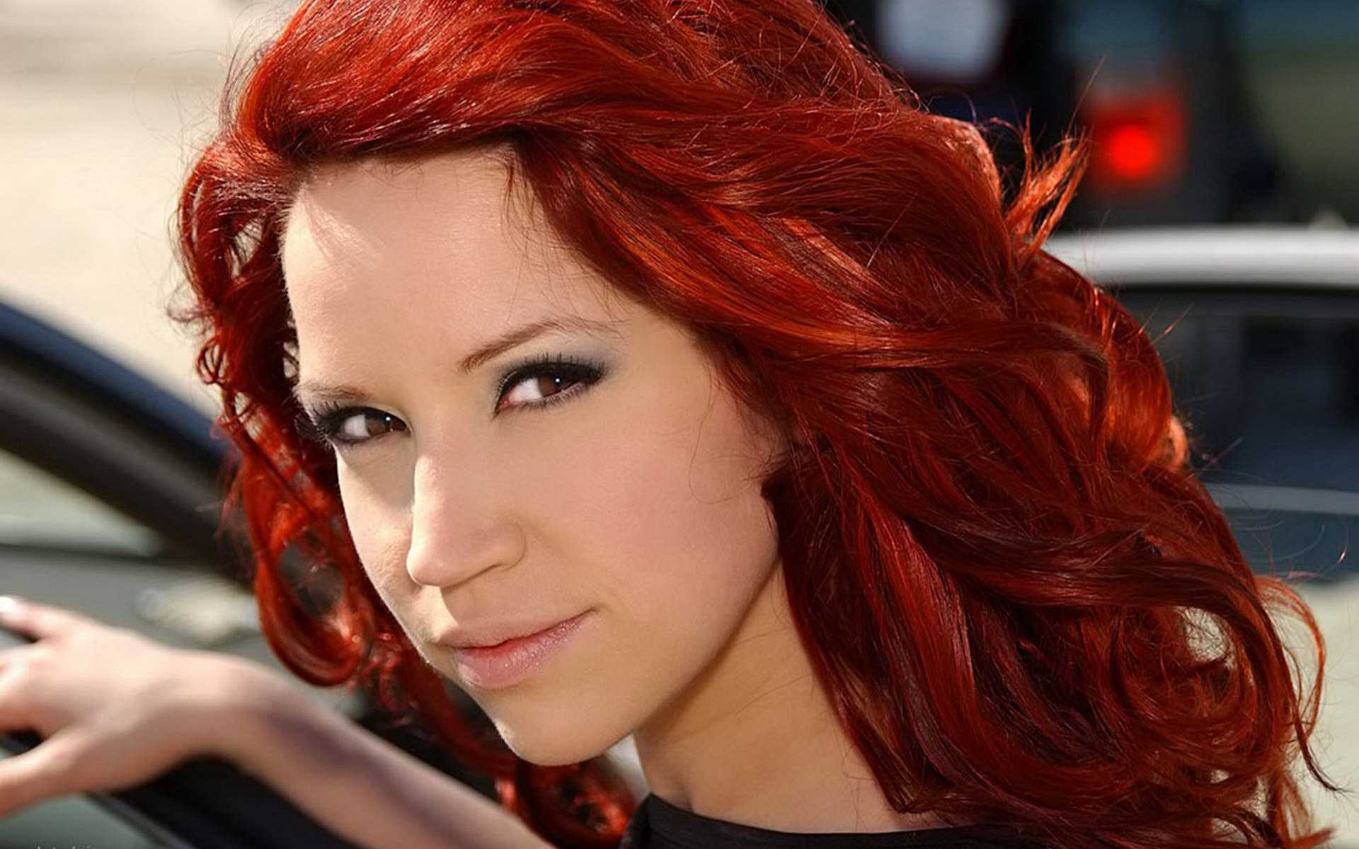 Рыжий цвет волос: оттенки, окрашивание и уход