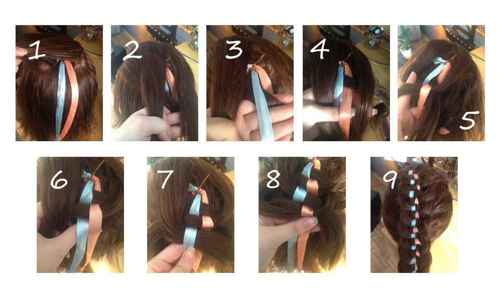 Косы с лентами на длинные волосы: особенности причесок и аксессуары для плетения, а также инструкция как сделать пошагово и как выглядят на фото?