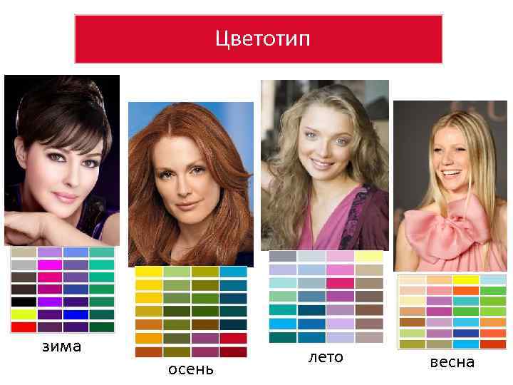 12 цветотипов внешности