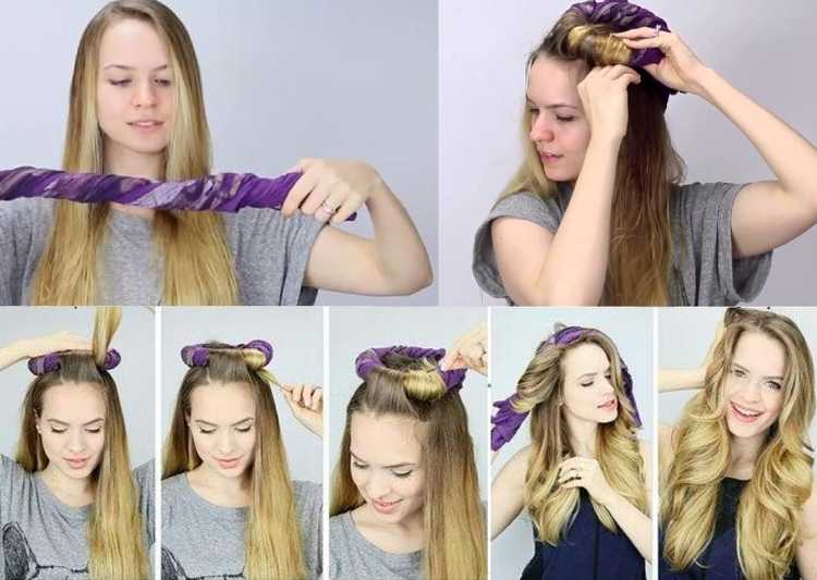 Как сделать кудри без плойки и бигуди - фото инструкции - уход за волосами