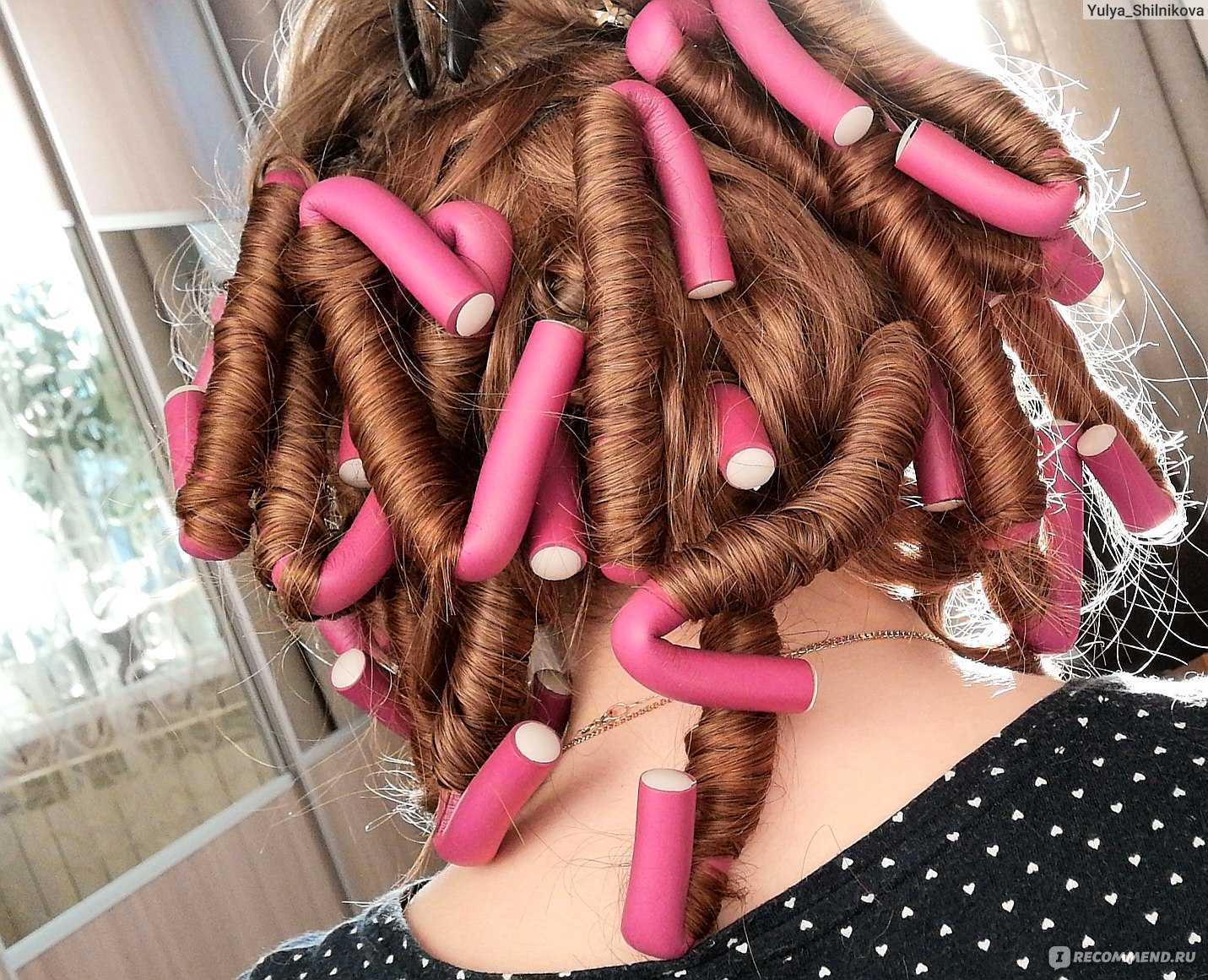 Как накрутить волосы на соломинки для коктейля