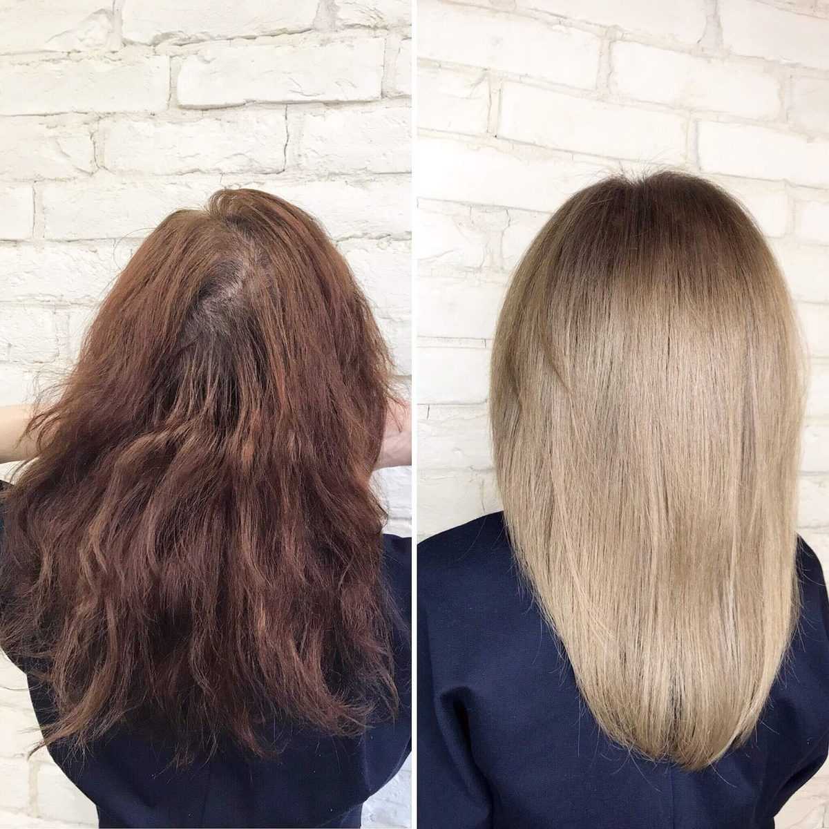Как смягчить волосы при переходе к своему цвету