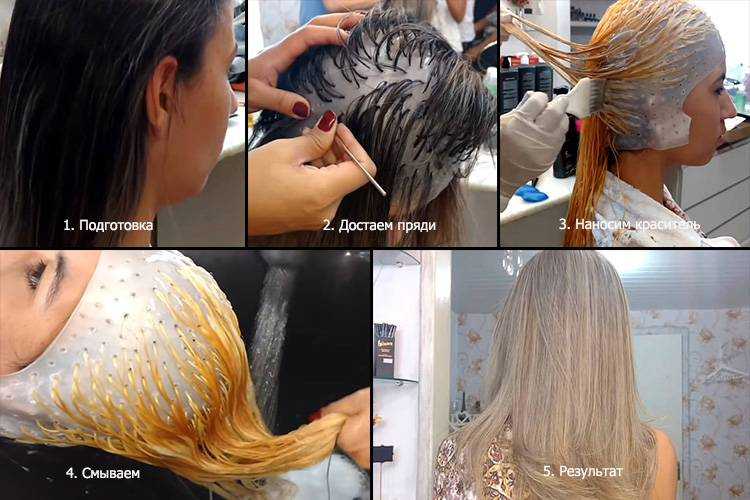 Шапочка для мелирования волос: чем метод отличается от осветления через фольгу и что лучше, а также описание и фото видов (силиконовая, резиновая, одноразовая)